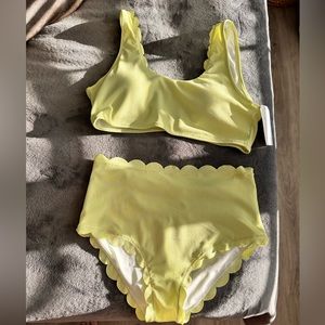 NWT Lovely Lemon Bikini (high waisted)